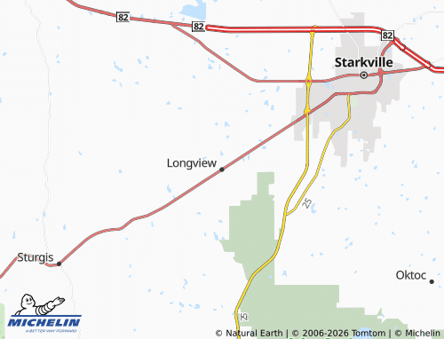 Mapa MICHELIN Longview - ViaMichelin