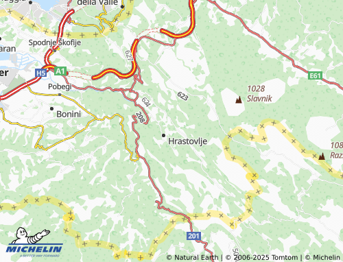 Mapa MICHELIN Zanigrad - ViaMichelin