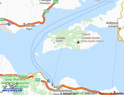 MICHELIN Agios Georgios map - ViaMichelin