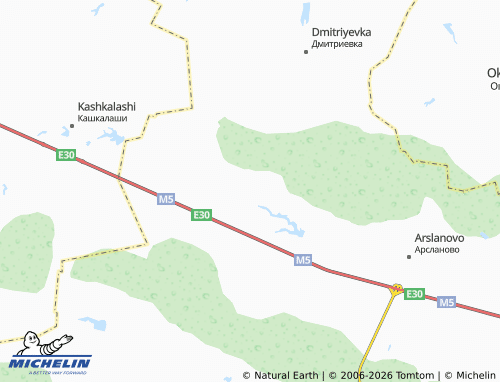 MICHELIN-Landkarte Aminevo - ViaMichelin