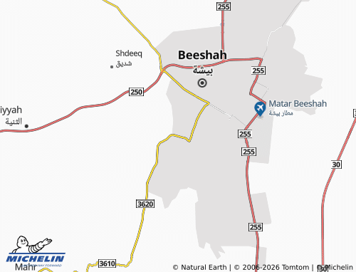 MICHELIN-Landkarte al-Bawadi - ViaMichelin