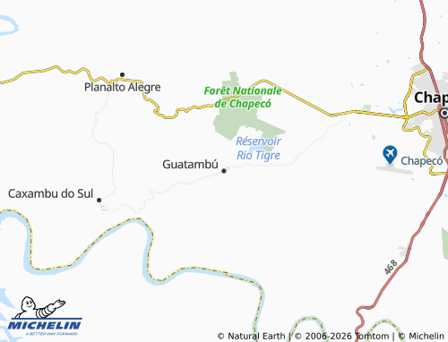MICHELIN Guatambú map - ViaMichelin