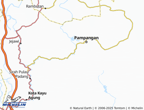 MICHELIN Kandis map - ViaMichelin