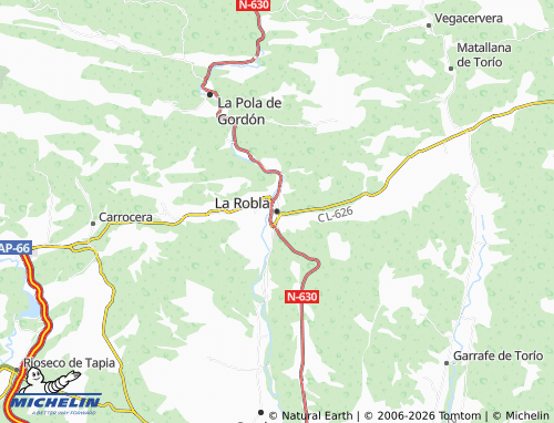MICHELIN La Robla map - ViaMichelin