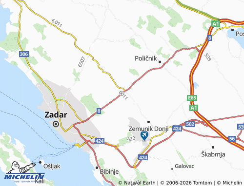 Mapa MICHELIN Murvica - ViaMichelin