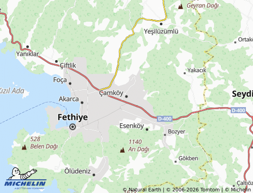 Mappa MICHELIN Çamköy - ViaMichelin