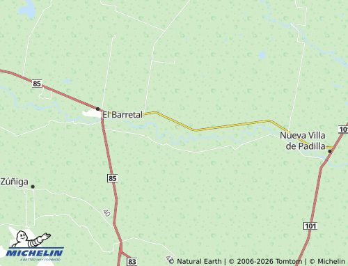 Mappa MICHELIN Marte R. Gómez - ViaMichelin