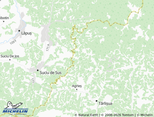 Mapa MICHELIN Molișet - ViaMichelin