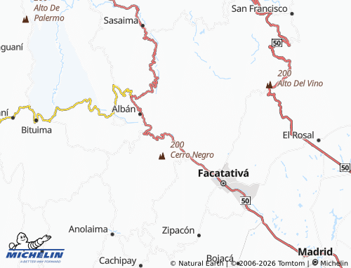 Carte MICHELIN La Tribuna - ViaMichelin