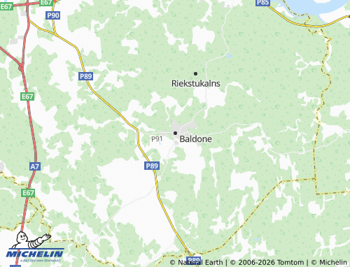 Mapa MICHELIN Baldone - ViaMichelin