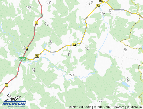 MICHELIN Muhkva map - ViaMichelin