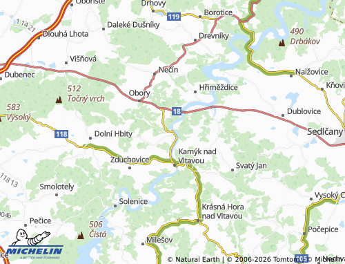 MICHELIN Velká map - ViaMichelin