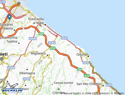 Carte MICHELIN Feudo - ViaMichelin