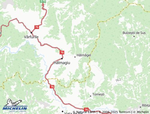 MICHELIN Hălmăgel map - ViaMichelin