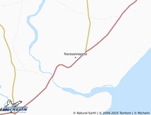 MICHELIN-Landkarte Narasannapeta - ViaMichelin