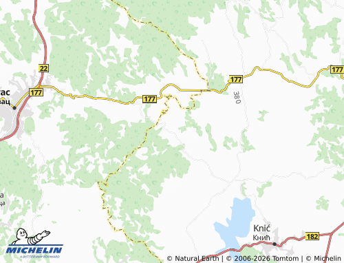 Mapa MICHELIN Konjuša - ViaMichelin