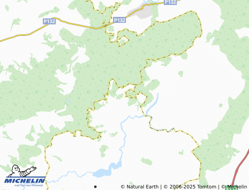 MICHELIN Serebryanyye Klyuchi map - ViaMichelin