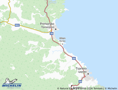 MICHELIN vz Kiten map - ViaMichelin