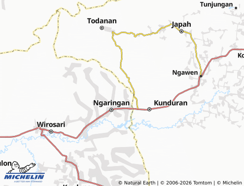 MICHELIN Belor map - ViaMichelin