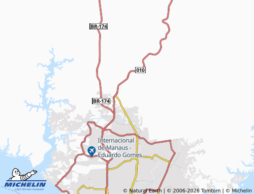MICHELIN Lago Azul map - ViaMichelin