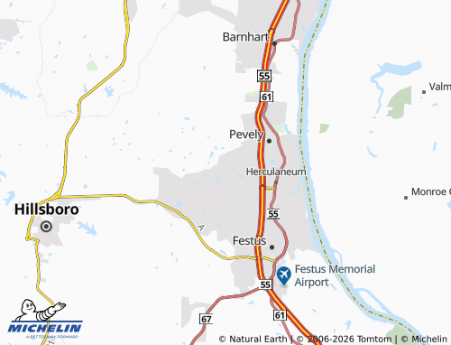 Mapa MICHELIN Horine - ViaMichelin