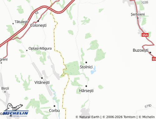 Mappa MICHELIN Cochinești - ViaMichelin
