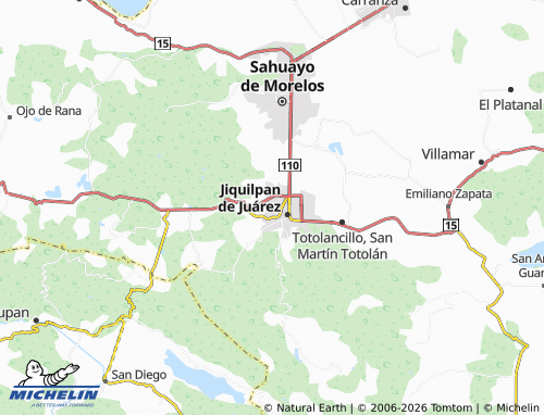 MICHELIN La Llave map - ViaMichelin