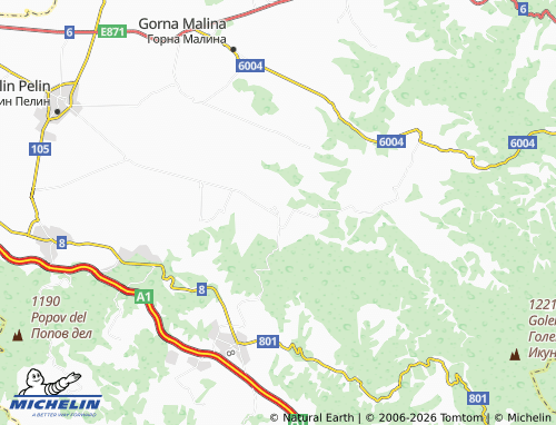 MICHELIN Ognyanovo map - ViaMichelin