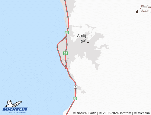 MICHELIN Al Murihil map - ViaMichelin