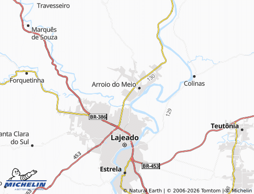 Mapa MICHELIN Barra do Forqueta - ViaMichelin
