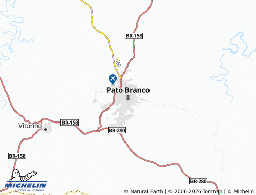MICHELIN Pato Branco map - ViaMichelin