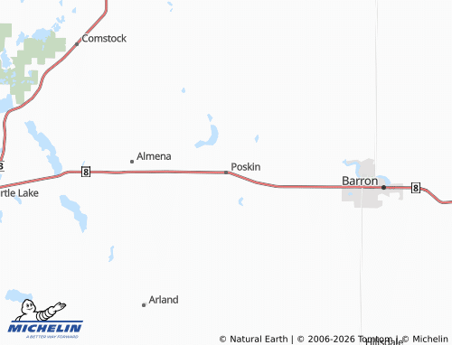 Mapa MICHELIN Poskin - ViaMichelin
