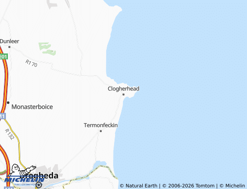 Mapa MICHELIN Clogherhead - ViaMichelin