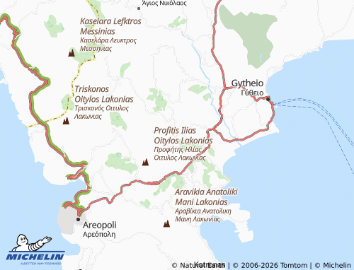 MICHELIN Karvelas map - ViaMichelin