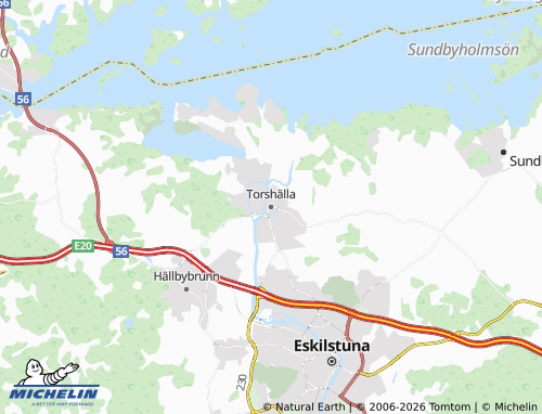 MICHELIN Torshälla map - ViaMichelin