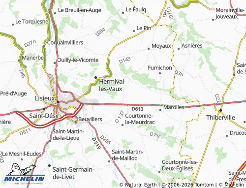 MICHELIN Firfol map - ViaMichelin