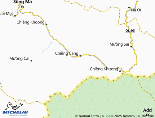 MICHELIN Mường Hung map - ViaMichelin