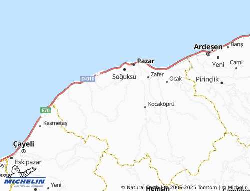 MICHELIN-Landkarte Aktepe - ViaMichelin