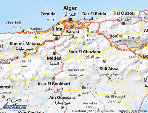 Carte MICHELIN Sidi Naamane - ViaMichelin