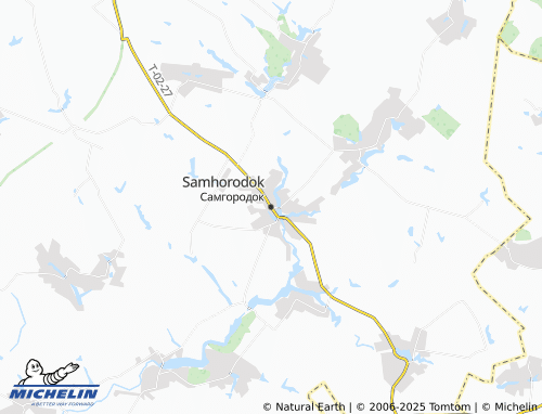 MICHELIN Samhorodok map - ViaMichelin