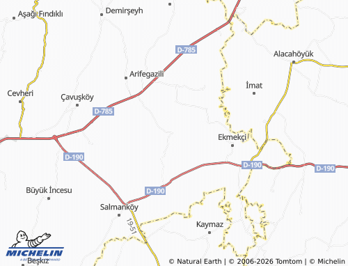 Mappa MICHELIN Beyyurdu - ViaMichelin