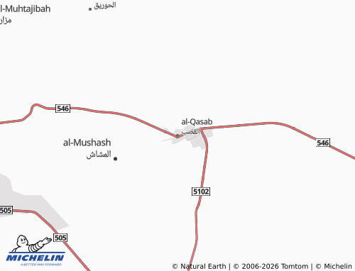 Carte MICHELIN al-Qasab - ViaMichelin