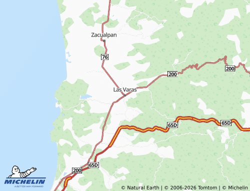 MICHELIN Las Varas map - ViaMichelin