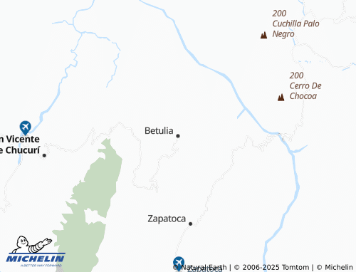 MICHELIN Betulia map - ViaMichelin