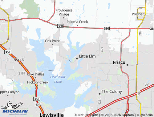 Mappa MICHELIN Little Elm - ViaMichelin
