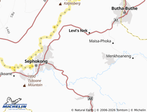 MICHELIN Ha Popa map - ViaMichelin