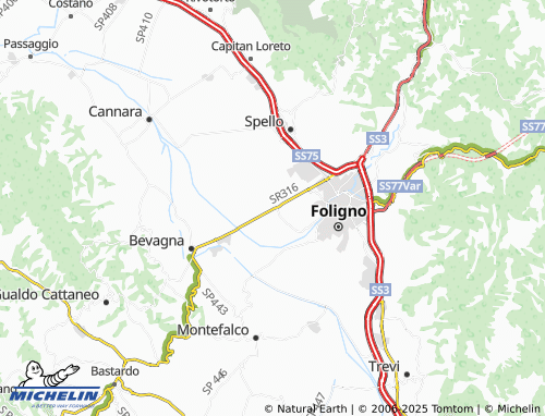 MICHELIN Fiamenga map - ViaMichelin