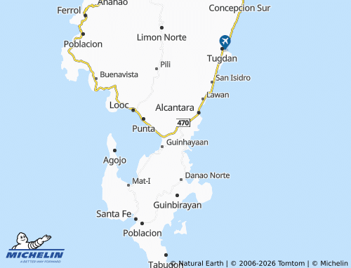 MICHELIN Madalag map - ViaMichelin