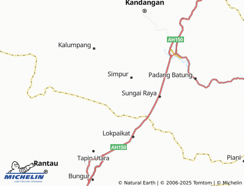 MICHELIN Asam map - ViaMichelin