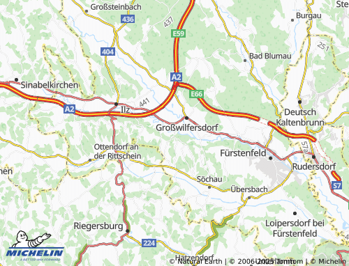 MICHELIN-Landkarte Radersdorf - ViaMichelin